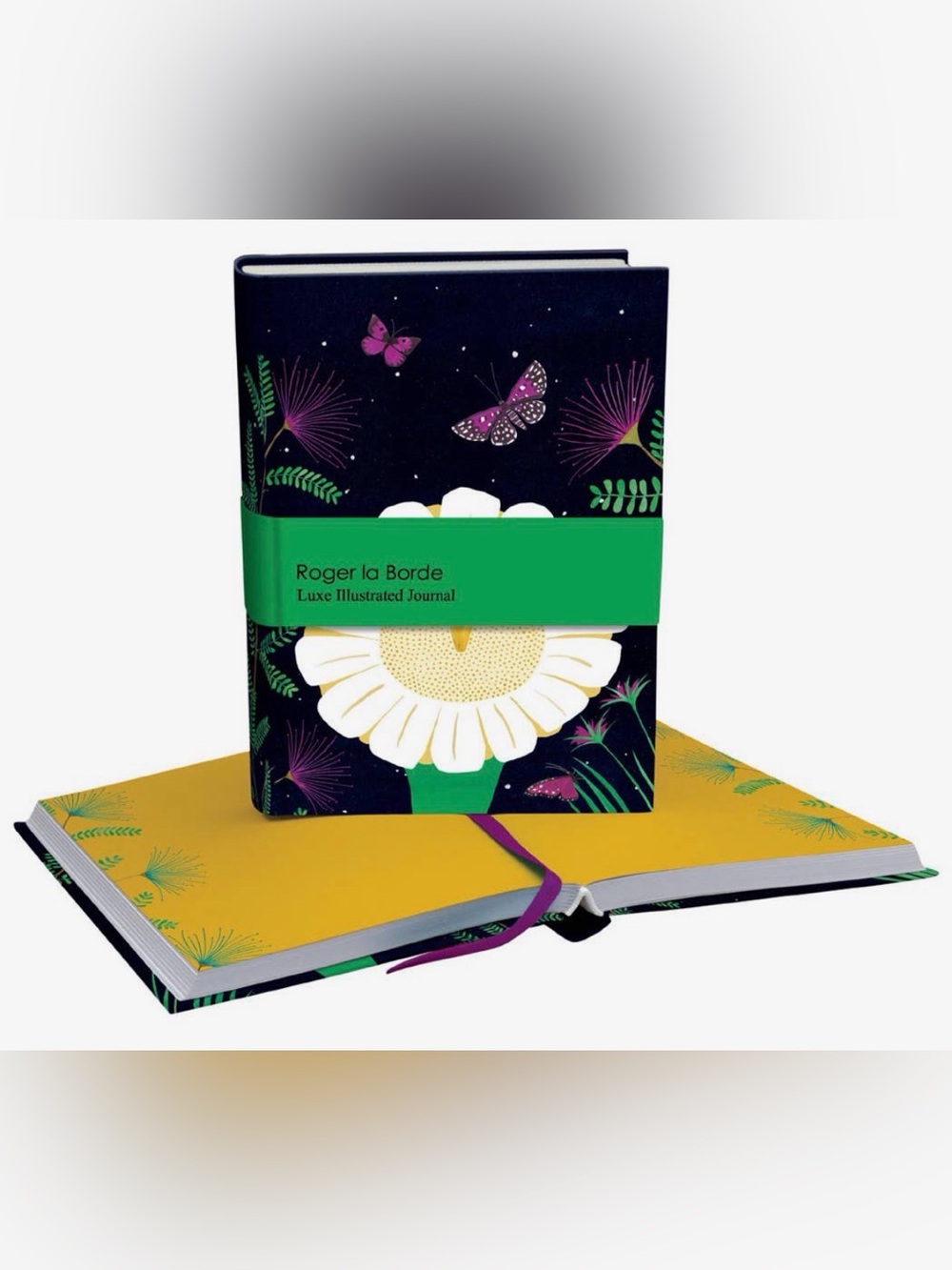 NEW Roger la Borde Luxe Illustrated Journal – Night Flower 272 color pages